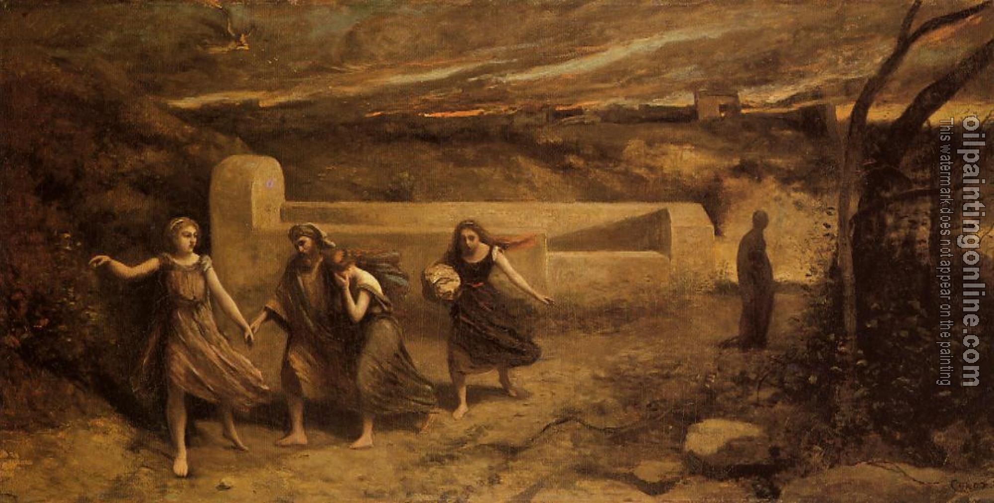 Corot, Jean-Baptiste-Camille - The Destruction of Sodom